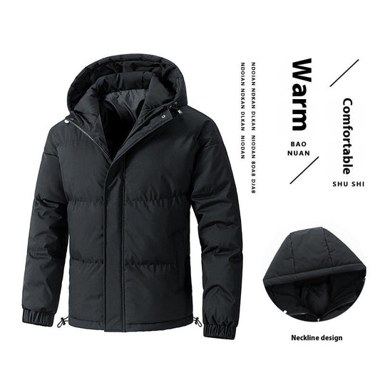 Winter Loose Hooded Cotton-padded Jacket Thickened Coat