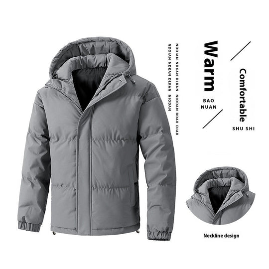 Winter Loose Hooded Cotton-padded Jacket Thickened Coat